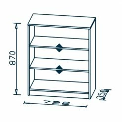 Maja Möbel Étagère Fani II - Blanc -loftscape Boutique 1000057763 180824 09175921 GALLERYIMAGES P000000001000057763