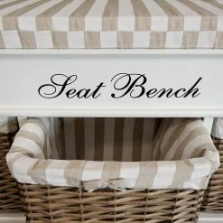 Maison Belfort Banc Elven - Paulownia massif - Blanc / Marron -loftscape Boutique 1000058436 60 GALLERYIMAGES P000000001000058436