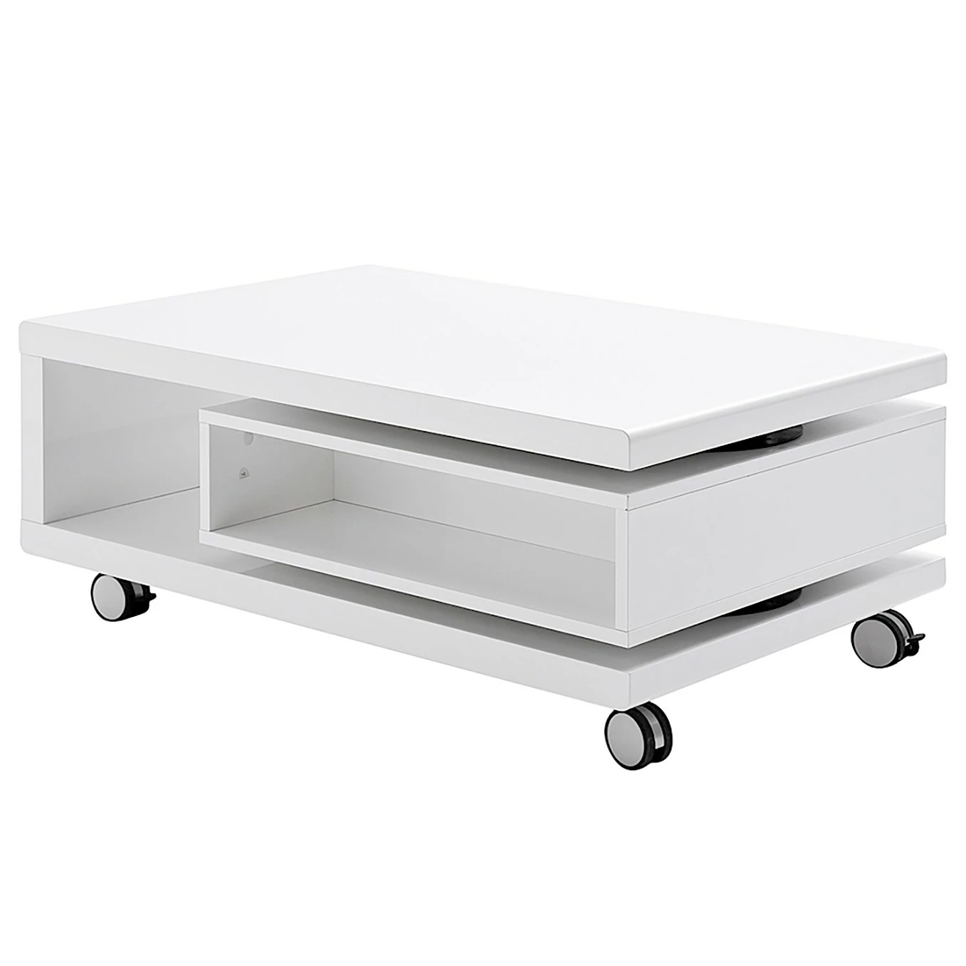 Roomscape Table basse Birte - Blanc brillant 3 Roomscape Table basse Birte - Blanc brillant