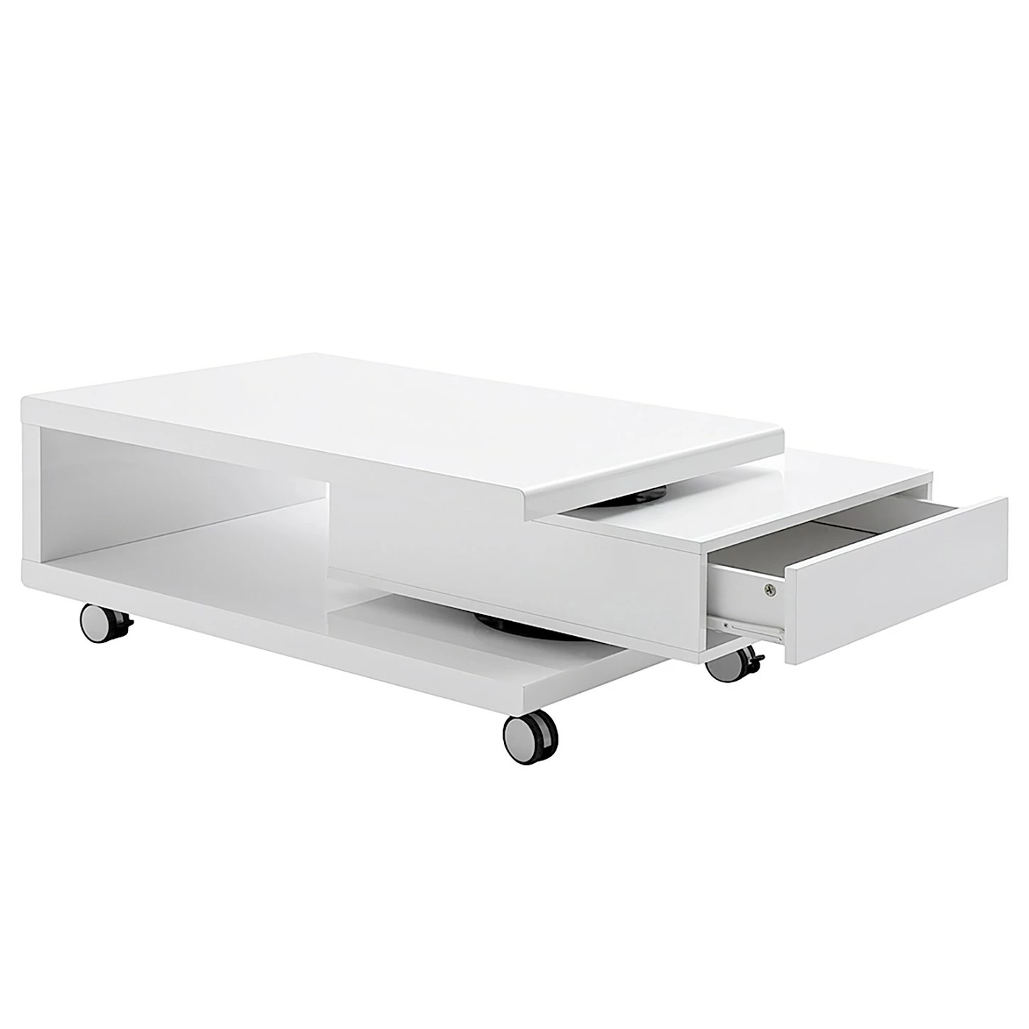 Roomscape Table basse Birte - Blanc brillant 4 Roomscape Table basse Birte - Blanc brillant – Image 2