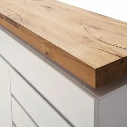 Fredriks Buffet Roble III - avec éclairage - Blanc mat / chêne sauvage massif 20 Fredriks Buffet Roble III - avec éclairage - Blanc mat / chêne sauvage massif -loftscape Boutique 1000064533 200811 13581200727 DETAILS P000000001000064533