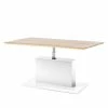 GWINNER Table basse Solano - Chêne noueux / Blanc - Réglable en hauteur 2 GWINNER Table basse Solano - Chêne noueux / Blanc - Réglable en hauteur -loftscape Boutique 1000069138 210616 14221500001 IMAGE P000000001000069138