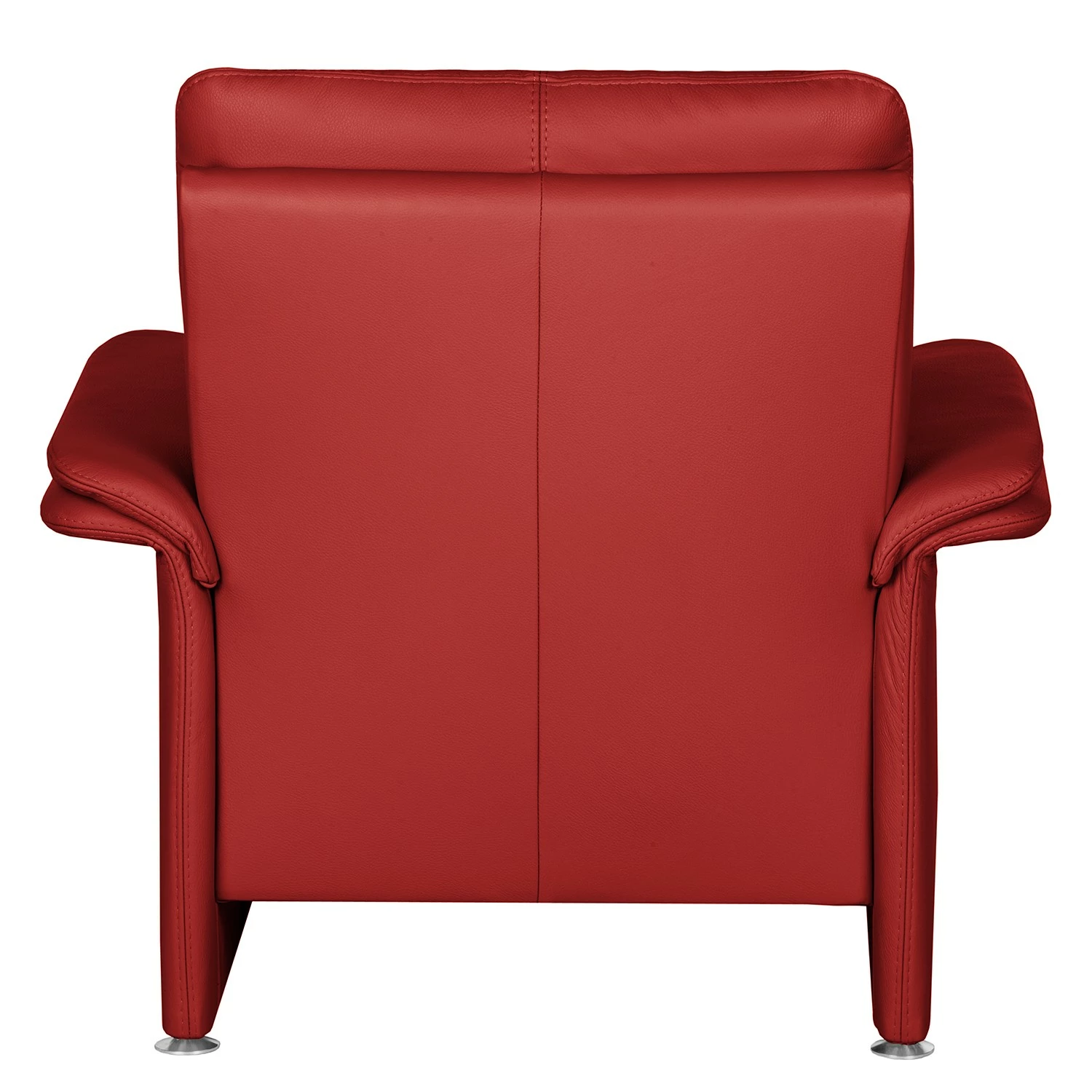 Fauteuil Capri - Cuir Mabel: Rouge 6 Fauteuil Capri - Cuir Mabel: Rouge – Image 4