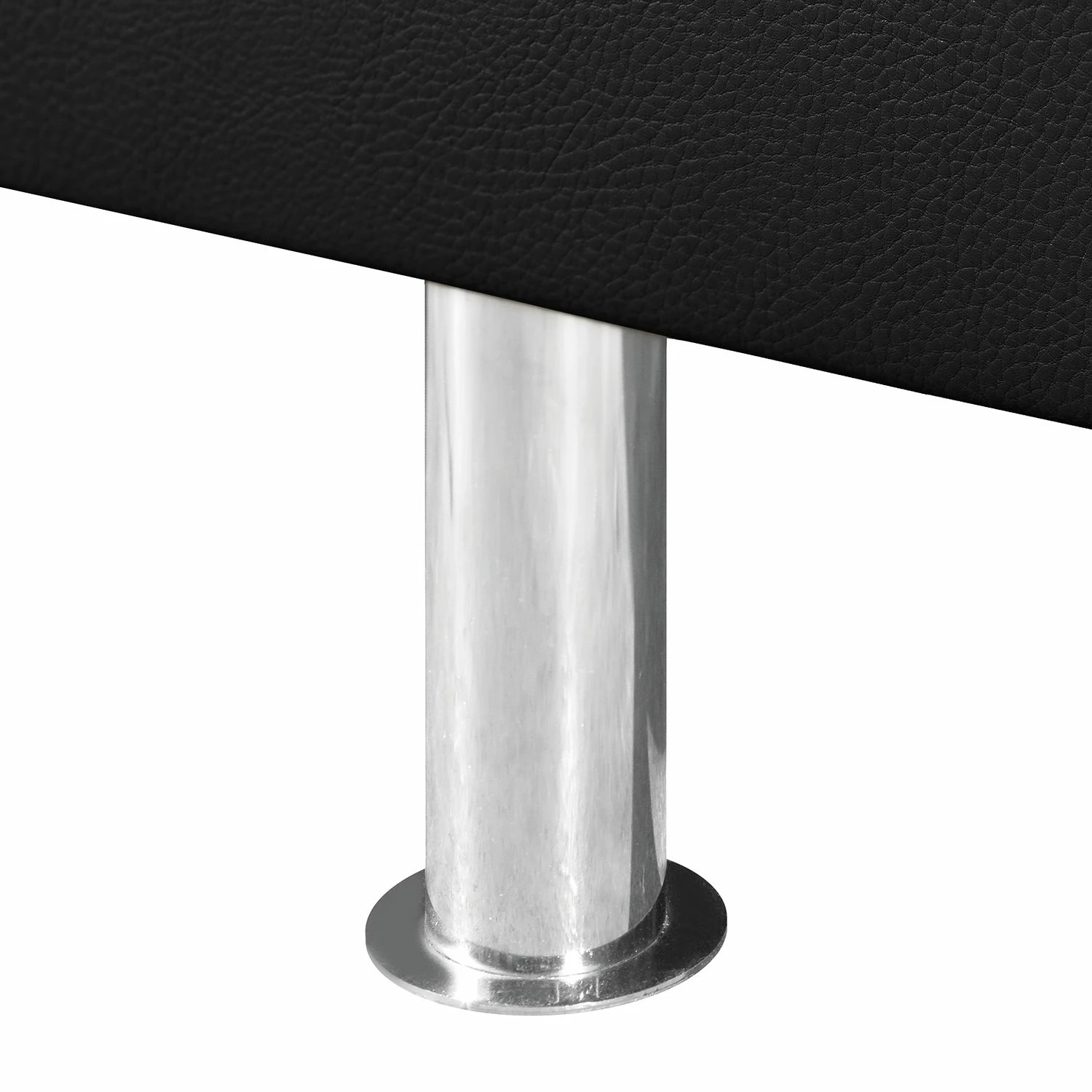 Roomscape Canapé convertible Emmanuela - Cuir véritable noir 12 Roomscape Canapé convertible Emmanuela - Cuir véritable noir – Image 10