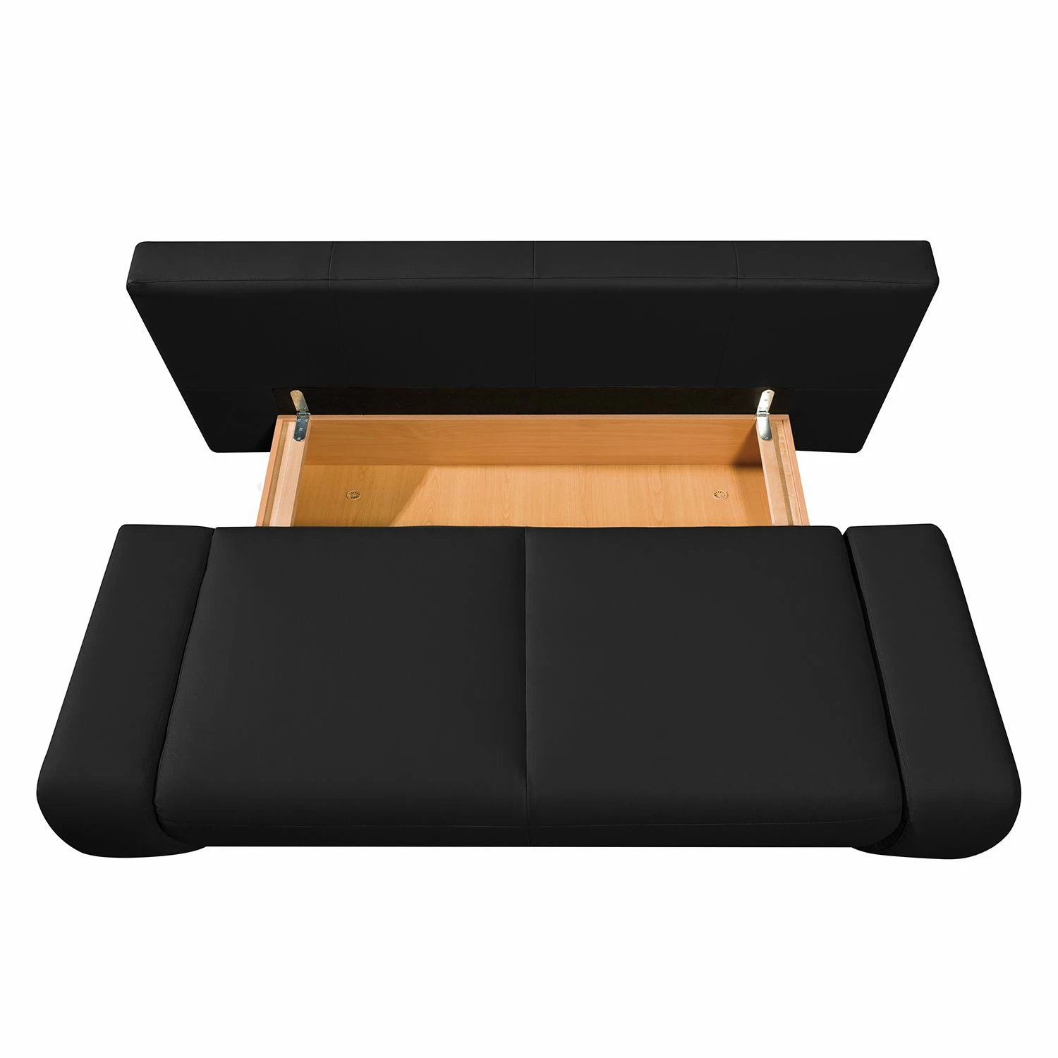 Fredriks Canapé convertible Ramea - Cuir véritable noir 11 Fredriks Canapé convertible Ramea - Cuir véritable noir – Image 9