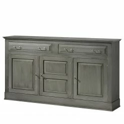 Maison Belfort Buffet Azjana - Pin massif - Gris