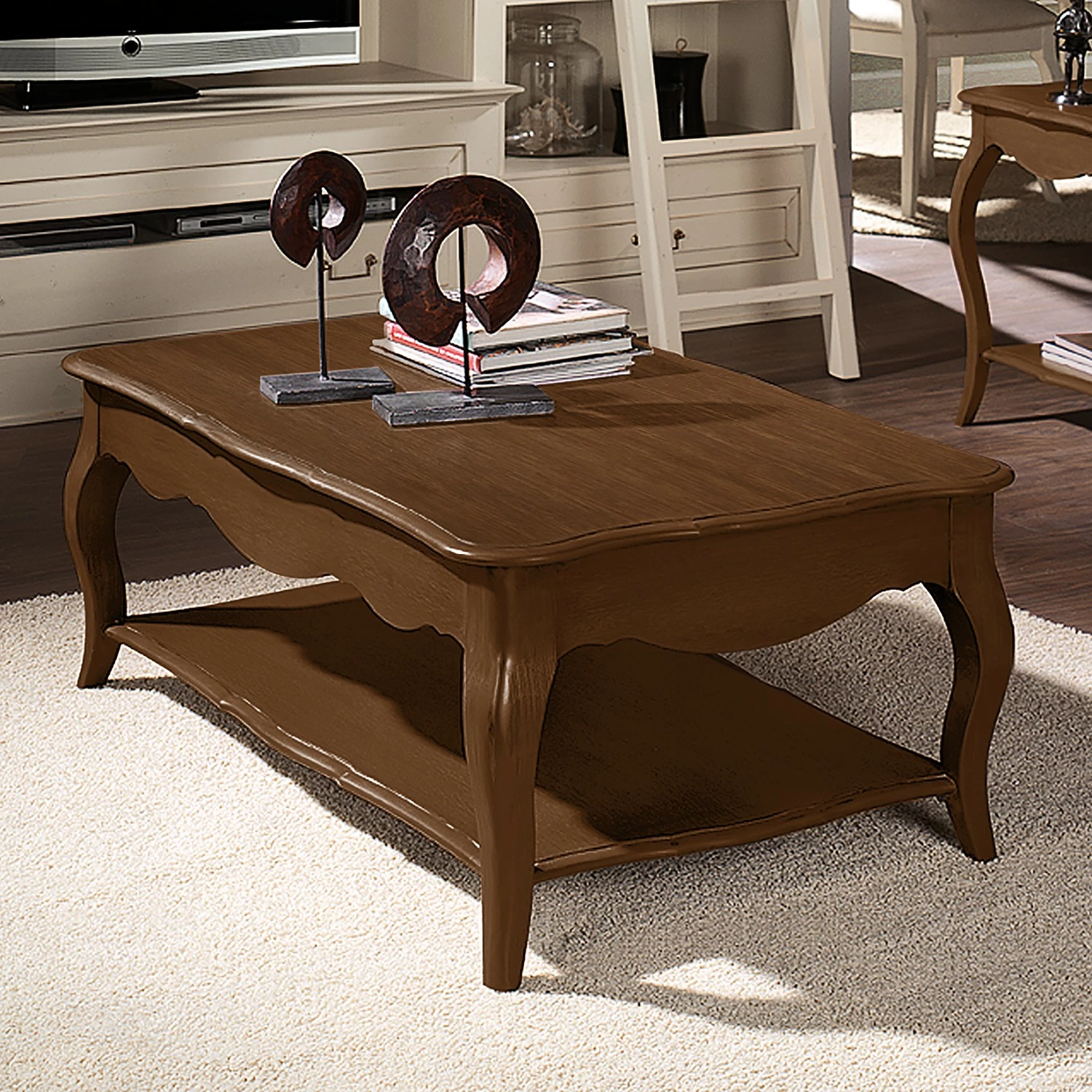 Maison Belfort Table basse Azjana - Pin massif - Marron 4 Maison Belfort Table basse Azjana - Pin massif - Marron – Image 2