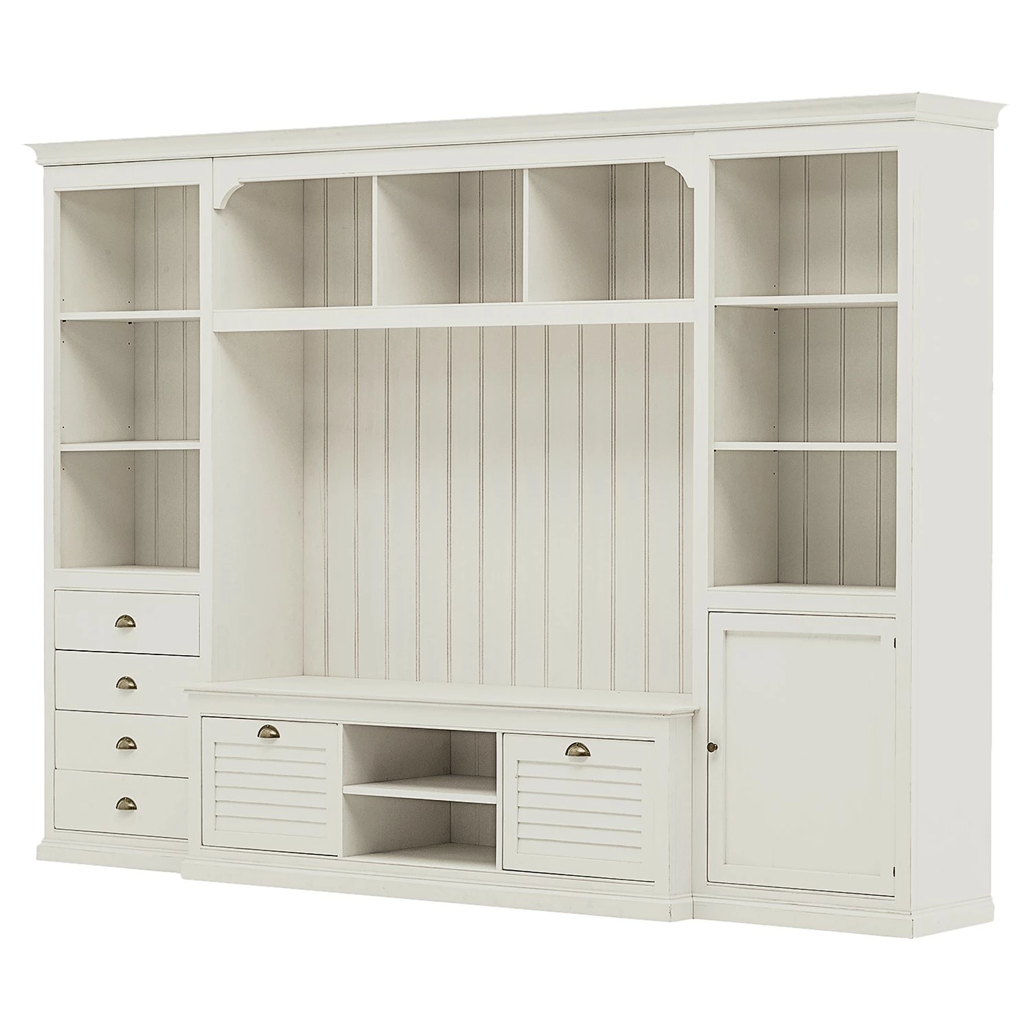 Ridgevalley Ensemble TV Sollerön II - Pin blanc / Laiton 3 Ridgevalley Ensemble TV Sollerön II - Pin blanc / Laiton