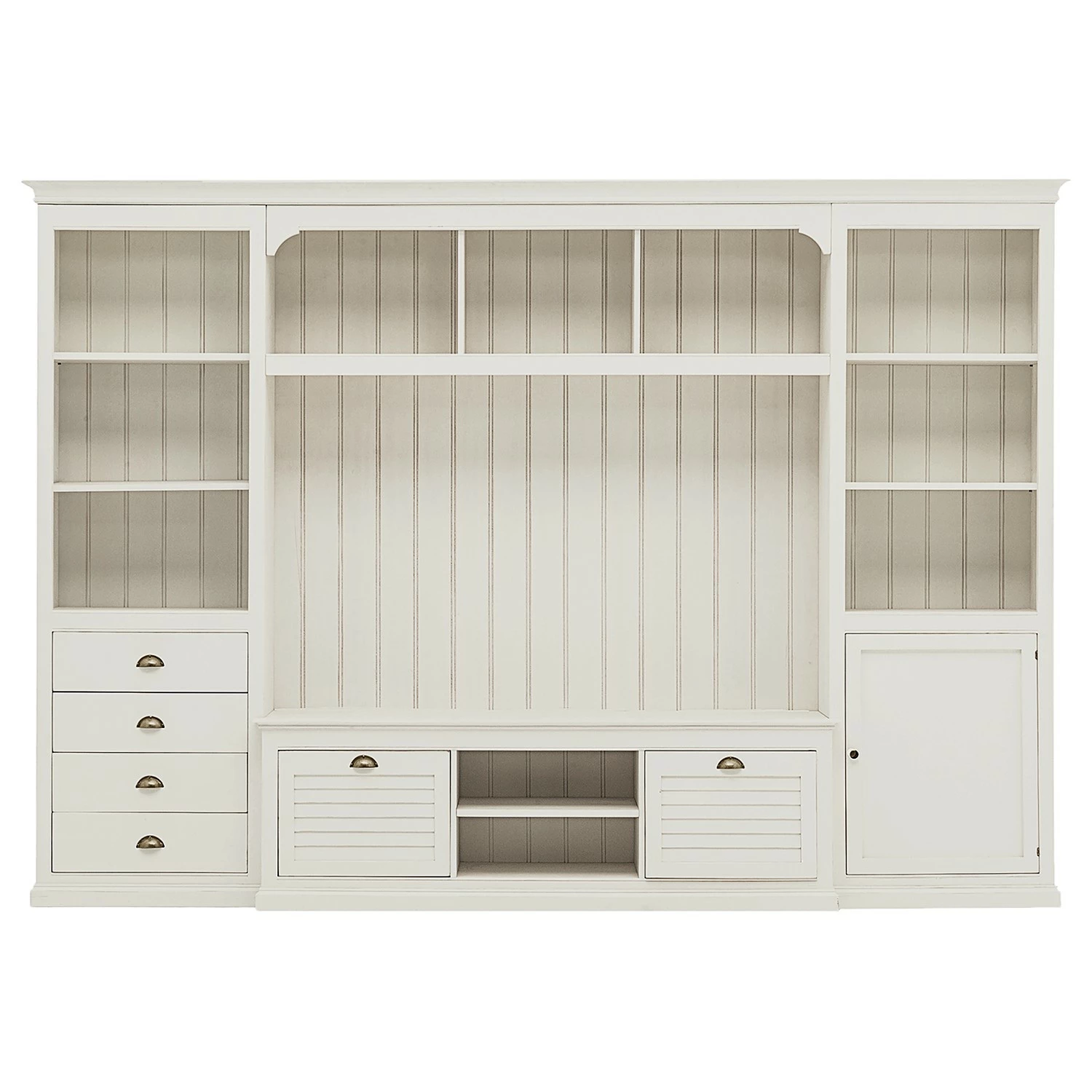 Ridgevalley Ensemble TV Sollerön II - Pin blanc / Laiton 4 Ridgevalley Ensemble TV Sollerön II - Pin blanc / Laiton – Image 2