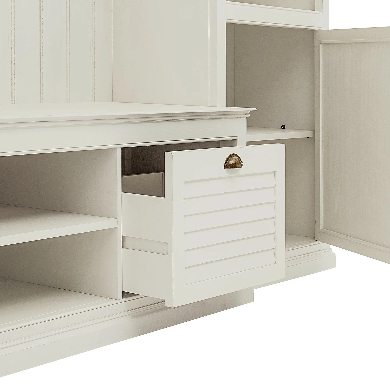 Ridgevalley Ensemble TV Sollerön II - Pin blanc / Laiton 9 Ridgevalley Ensemble TV Sollerön II - Pin blanc / Laiton – Image 7