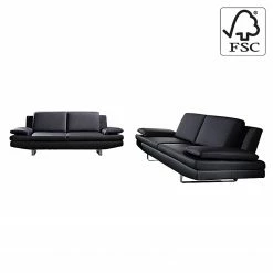 Fredriks Canapé modulable Yovanna (3 -2) - Cuir synthétique noir -loftscape Boutique 1000085343 200304 15102100015 ICON DETAILS P000000001000085343 icon seal