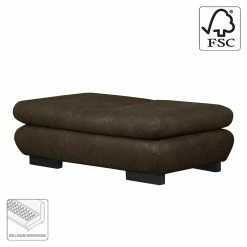 Ars Natura Pouf repose-pieds Infinity - Aspect cuir vieilli - Expresso -loftscape Boutique 1000085587 200304 15102300081 ICON DETAILS P000000001000085587 icon seal