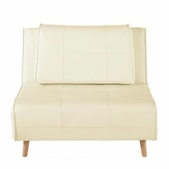 Mørteens Fauteuil convertible Rovigo - Imitation cuir - Crème 17 Mørteens Fauteuil convertible Rovigo - Imitation cuir - Crème -loftscape Boutique 1000086505 190507 12423700004 GALLERYIMAGES P000000001000086505