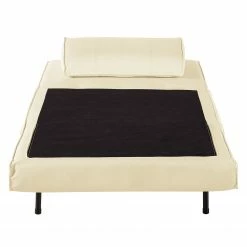 Mørteens Fauteuil convertible Rovigo - Imitation cuir - Crème 18 Mørteens Fauteuil convertible Rovigo - Imitation cuir - Crème -loftscape Boutique 1000086505 190507 12423700005 GALLERYIMAGES P000000001000086505