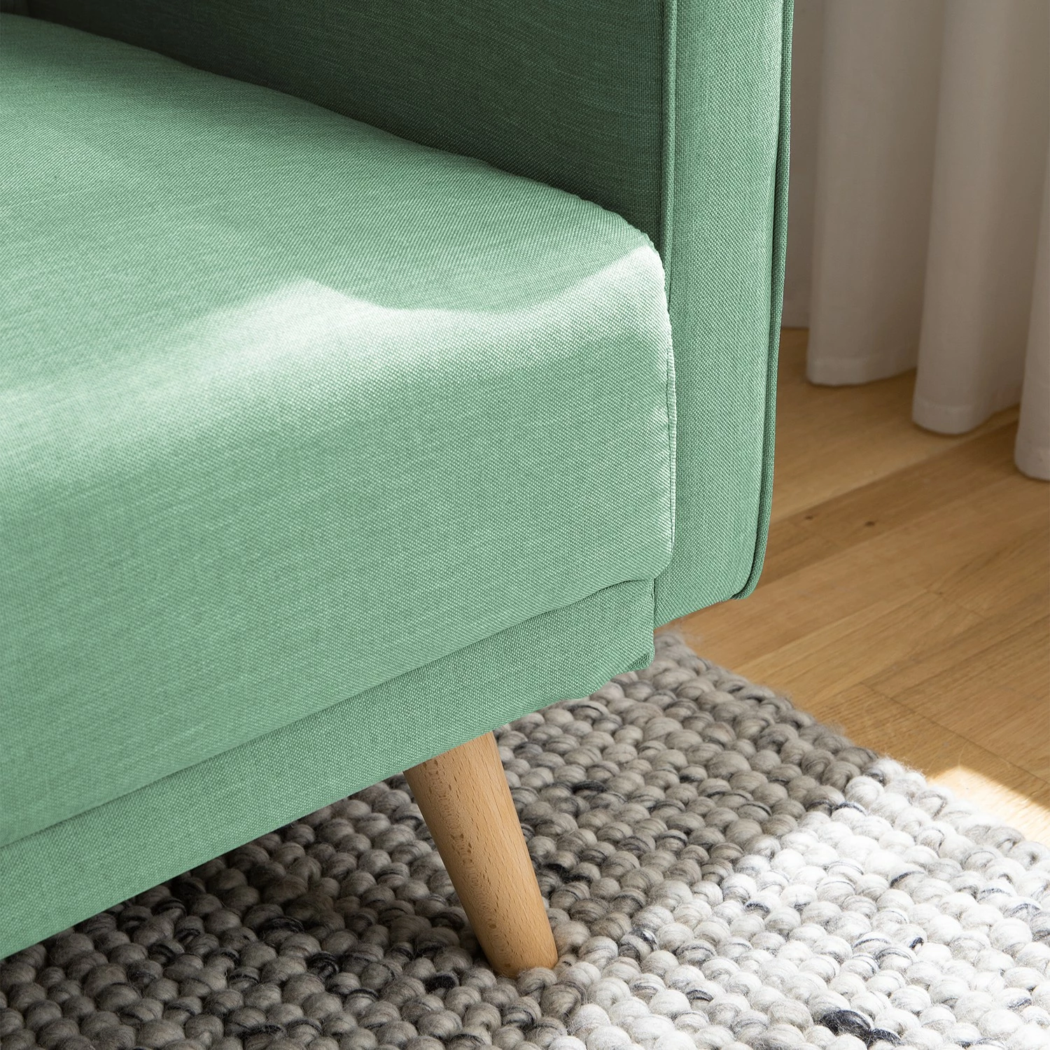 Mørteens Canapé convertible Daru I - Tissu Nims: Gris menthe 12 Mørteens Canapé convertible Daru I - Tissu Nims: Gris menthe – Image 10