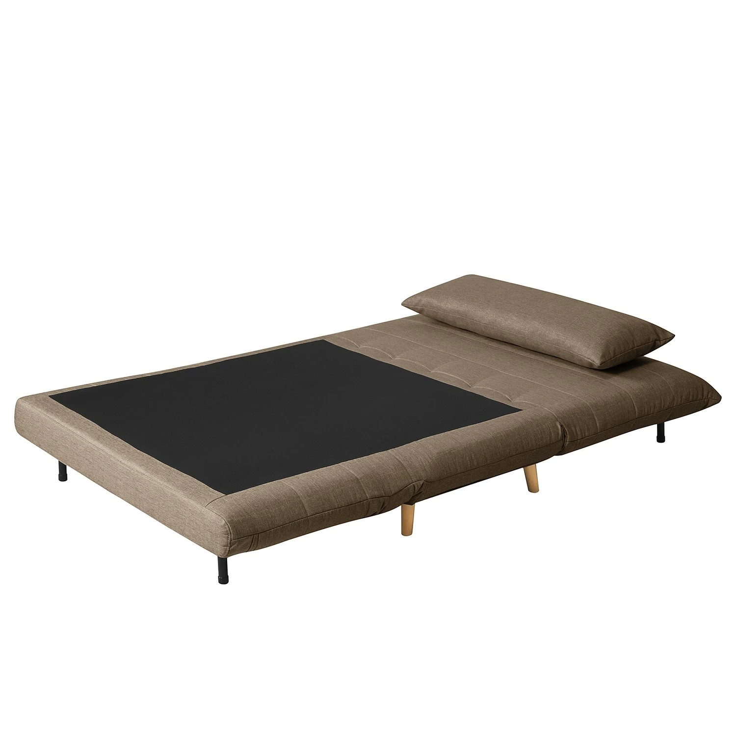 Mørteens Fauteuil convertible Ösmo -Tissu - Gris sable 6 Mørteens Fauteuil convertible Ösmo -Tissu - Gris sable – Image 4