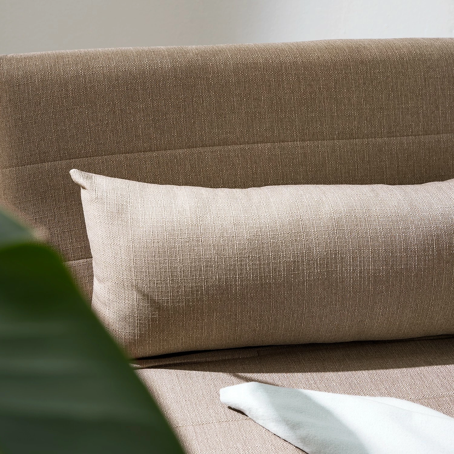 Mørteens Fauteuil convertible Ösmo -Tissu - Gris sable 13 Mørteens Fauteuil convertible Ösmo -Tissu - Gris sable – Image 11