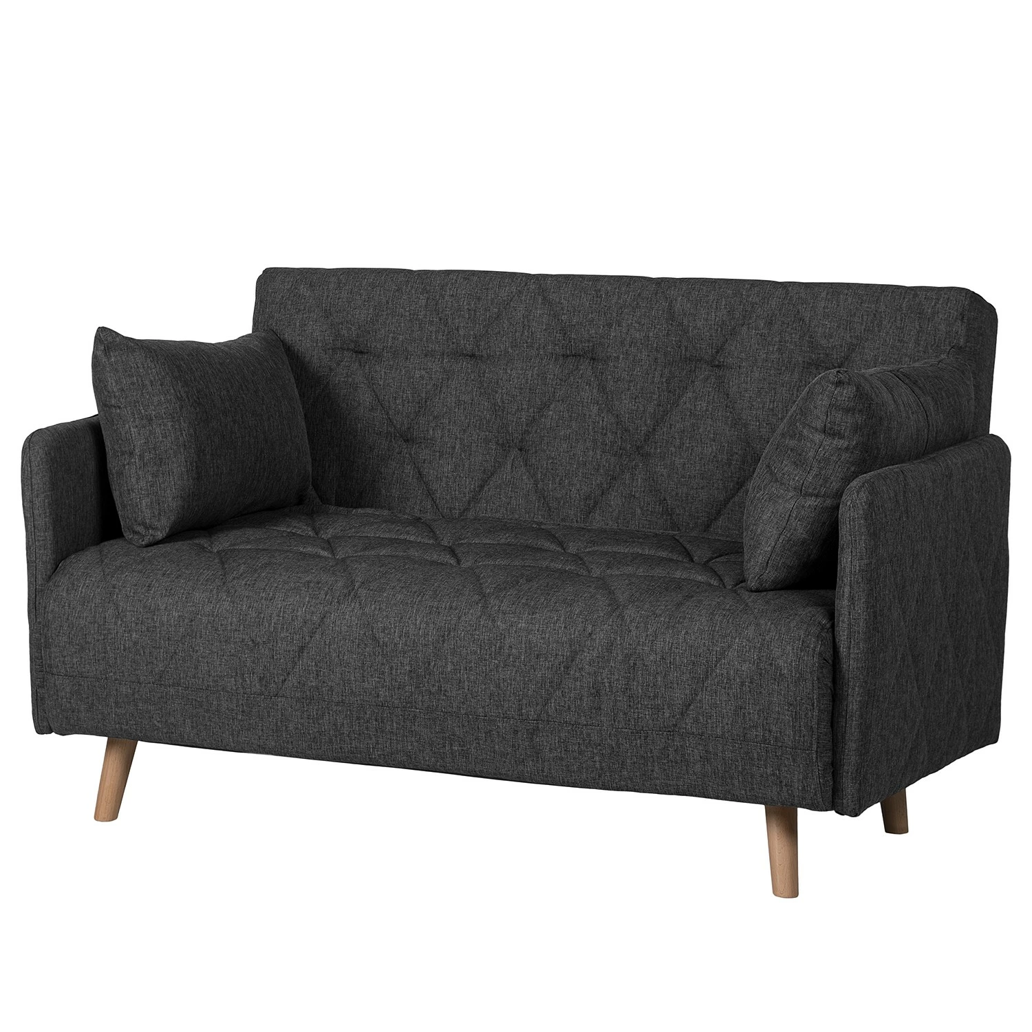 Mørteens Canapé convertible Morten - Tissu Nims: Gris foncé 3 Mørteens Canapé convertible Morten - Tissu Nims: Gris foncé