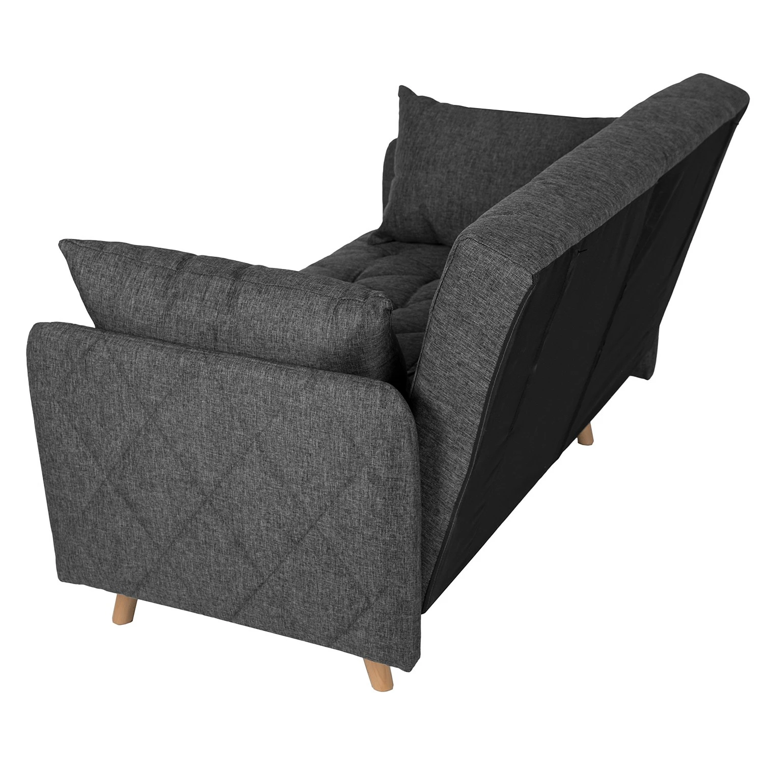 Mørteens Canapé convertible Morten - Tissu Nims: Gris foncé 12 Mørteens Canapé convertible Morten - Tissu Nims: Gris foncé – Image 10