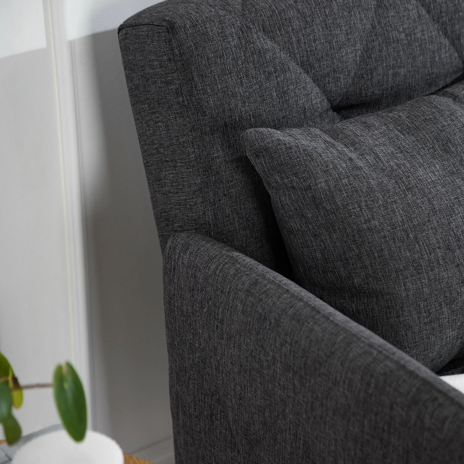 Mørteens Canapé convertible Morten - Tissu Nims: Gris foncé 16 Mørteens Canapé convertible Morten - Tissu Nims: Gris foncé – Image 14