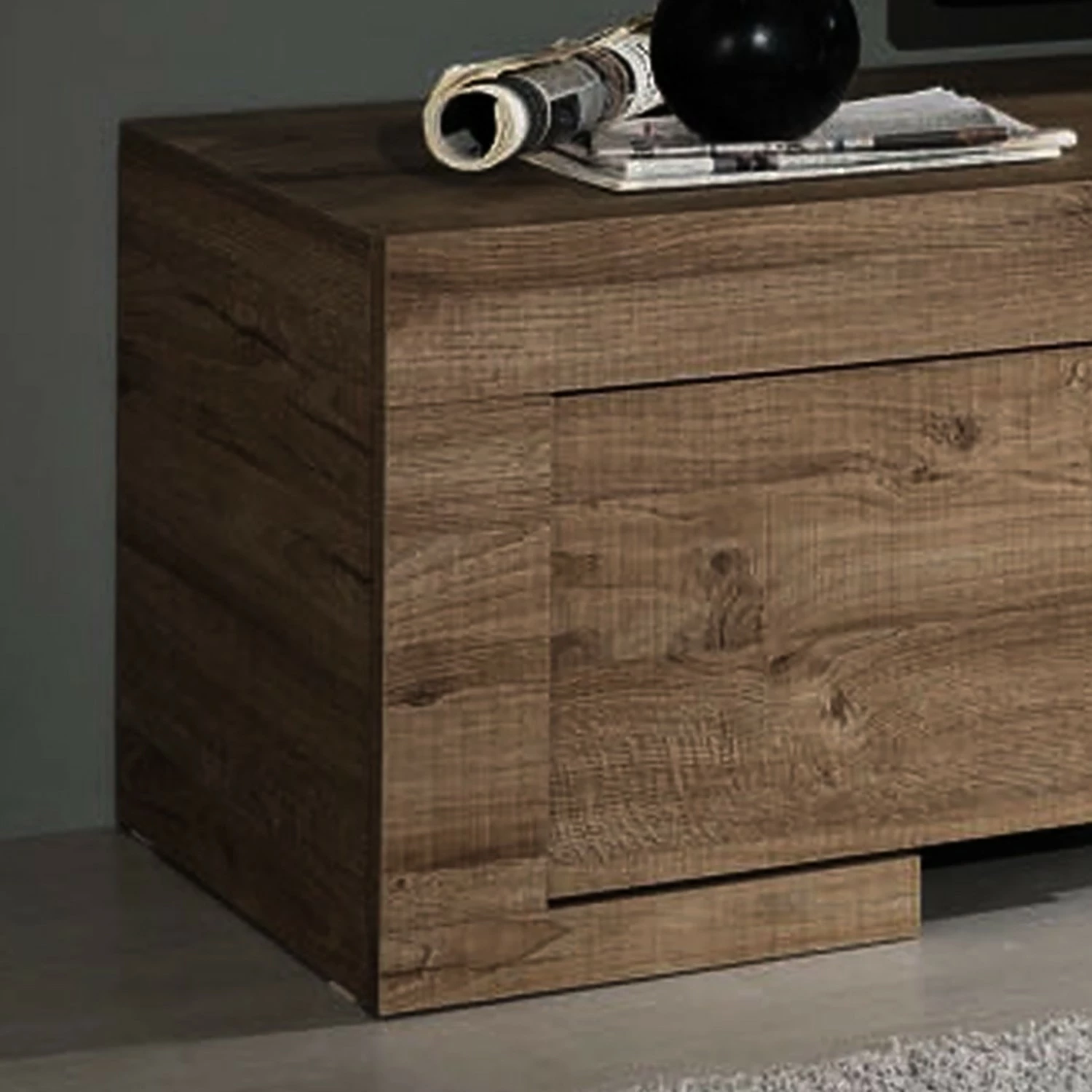 LC Spa Meuble TV Milano LC - Imitation chêne foncé 8 LC Spa Meuble TV Milano LC - Imitation chêne foncé – Image 6