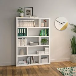 Temahome Étagère Dublin - Imitation béton - Blanc - Hauteur : 173 cm 14 Temahome Étagère Dublin - Imitation béton - Blanc - Hauteur : 173 cm -loftscape Boutique 1000094969 220803 020 MOOD DETAILS P000000001000094969 mood