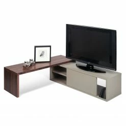 Temahome Meuble TV Echo - Gris / Noyer -loftscape Boutique 1000094994 180712 10470170 GALLERYIMAGES P000000001000094994