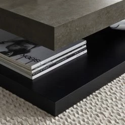 Temahome Table basse Detroit - Imitation béton / Noir mat 21 Temahome Table basse Detroit - Imitation béton / Noir mat -loftscape Boutique 1000095038 201016 13224200191 DETAILS P000000001000095038