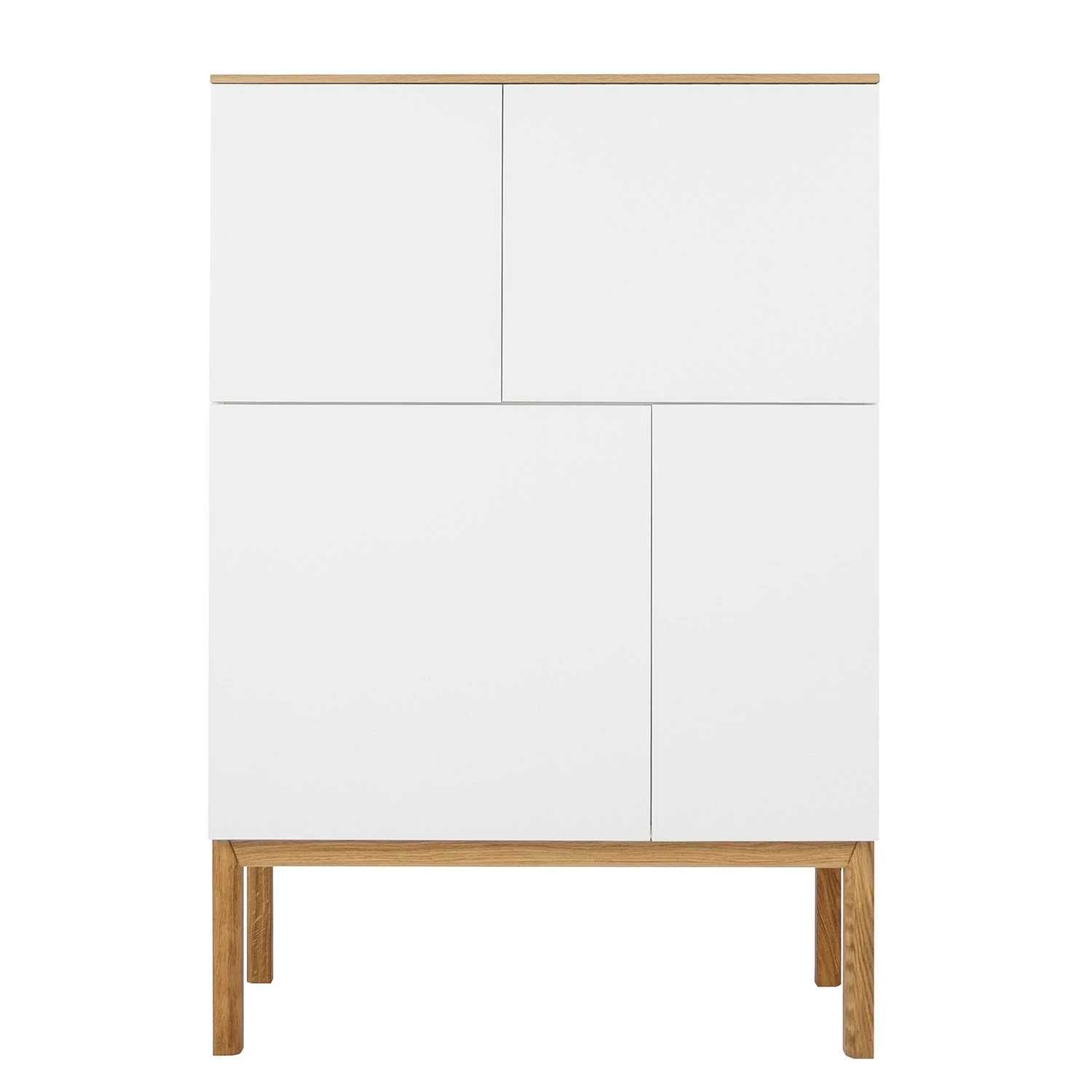 Tenzo Buffet haut Patch II - chêne - Blanc 4 Tenzo Buffet haut Patch II - chêne - Blanc – Image 2