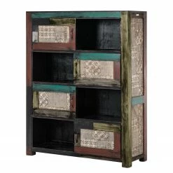 Wolf-Möbel Étagère Goa I - Partiellement en manguier et acacia massifs