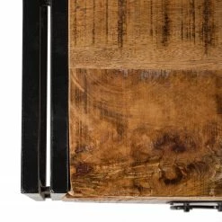 Wolf-Möbel Meuble TV Iron - Manguier massif / Fer -loftscape Boutique 1000104115 190927 13342200044 DETAILS P000000001000104115