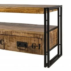 Wolf-Möbel Meuble TV Iron - Manguier massif / Fer -loftscape Boutique 1000104115 190927 13342300047 DETAILS P000000001000104115