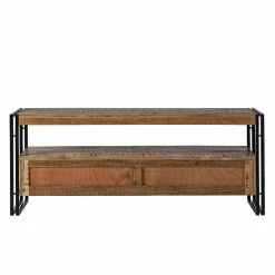 Wolf-Möbel Meuble TV Iron - Manguier massif / Fer -loftscape Boutique 1000104115 190930 13342100038 DETAILS P000000001000104115