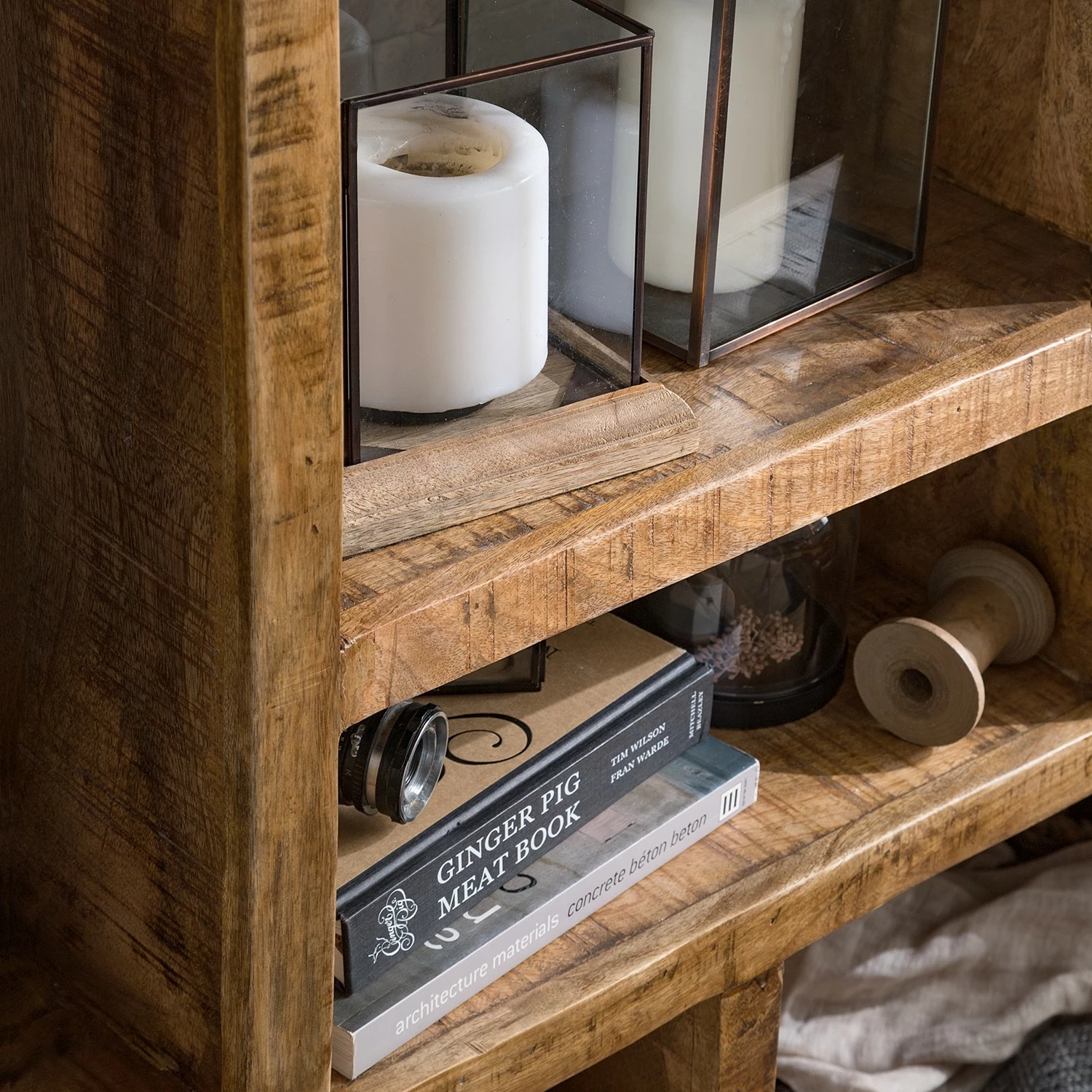 Wolf-Möbel Étagère Iron II - Manguier massif / Fer 10 Wolf-Möbel Étagère Iron II - Manguier massif / Fer – Image 8