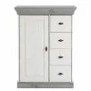 Maison Belfort Commode Bergen II - Pin massif - Blanc / Gris -loftscape Boutique 1000104384 220406 010 IMAGE P000000001000104384