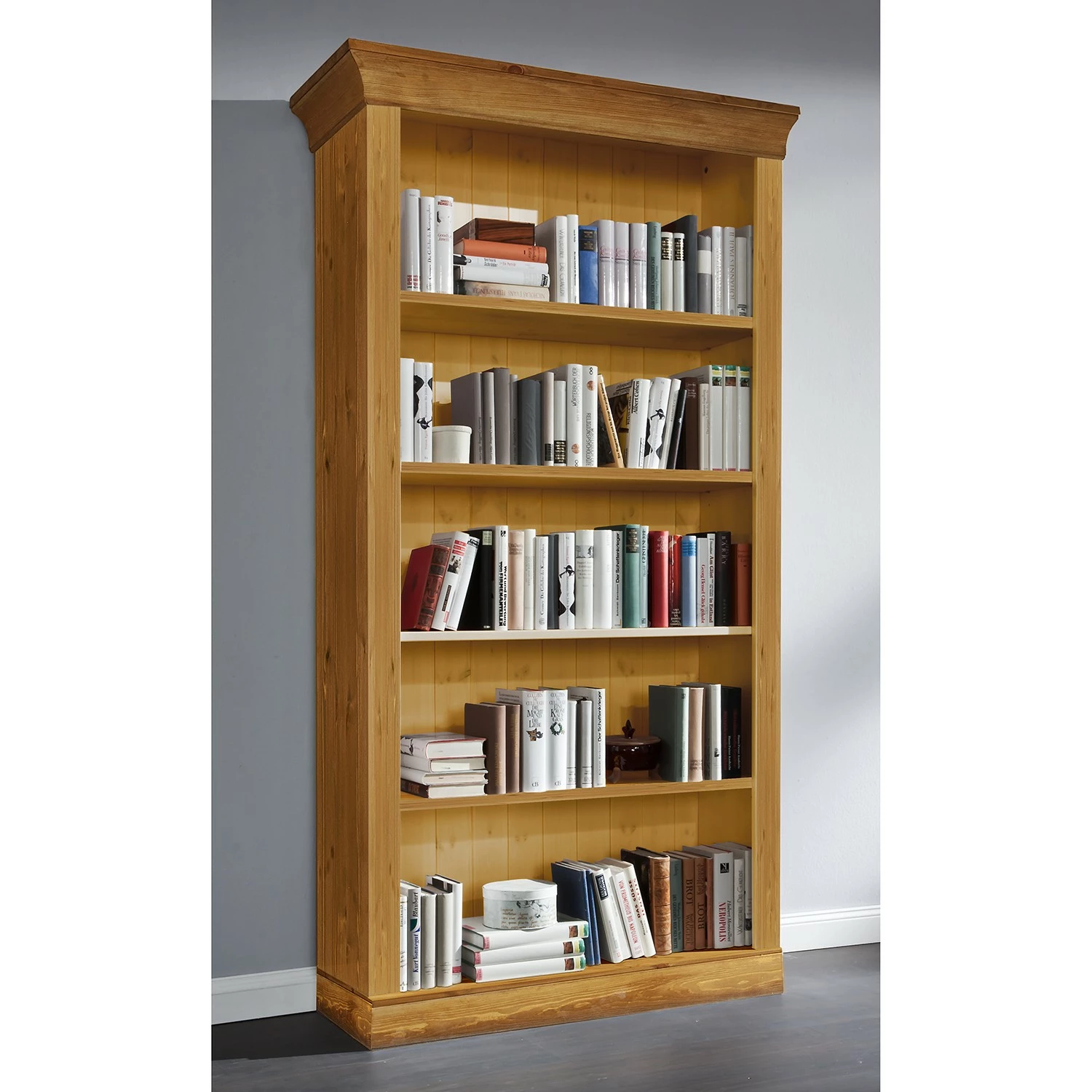 Maison Belfort Bibliothèque Bergen I - Epicéa lessivé 4 Maison Belfort Bibliothèque Bergen I - Epicéa lessivé – Image 2