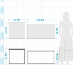 Ars manufacti Table basse Minneola (2 éléments) - Chêne foncé -loftscape Boutique 1000109909 191129 16584900012 SKETCH DETAILS P000000001000109909 sketch