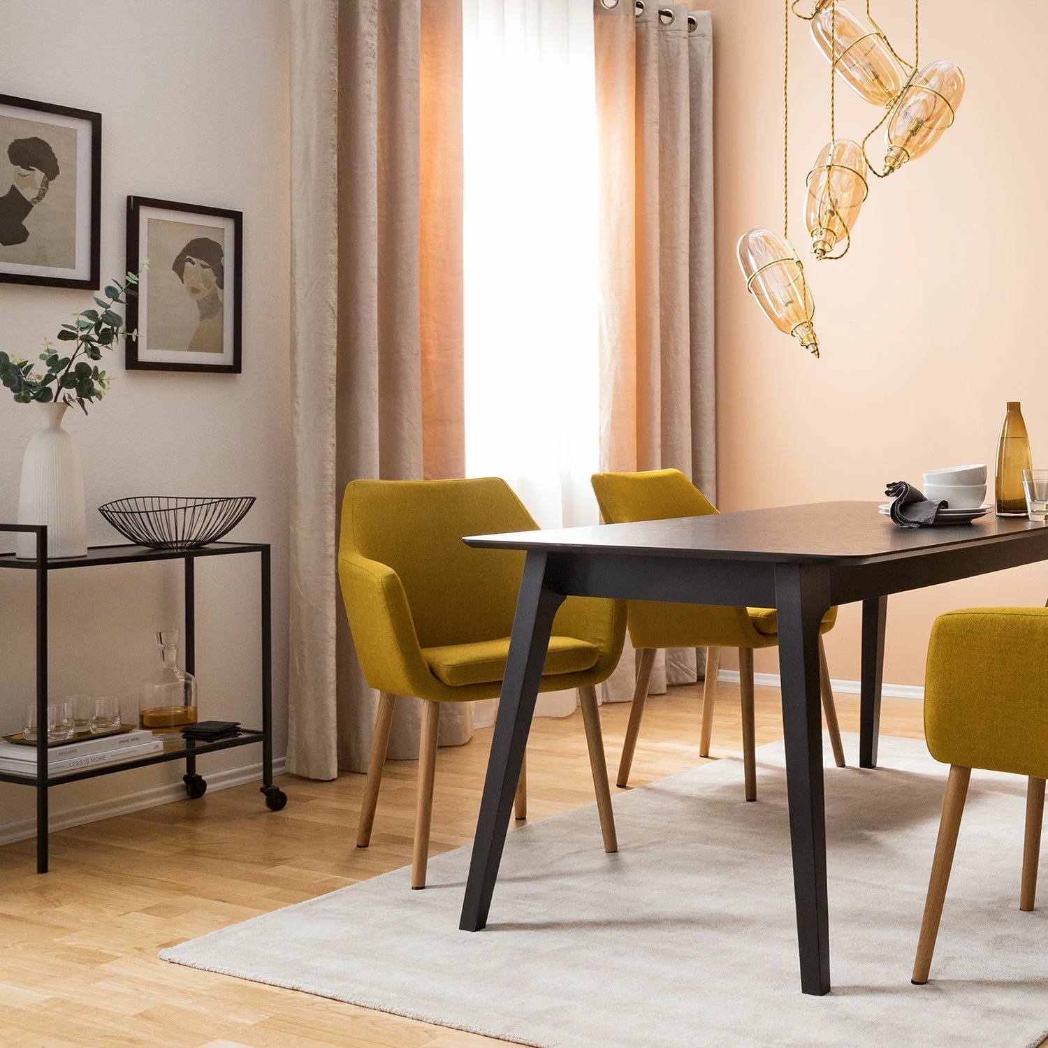 Mooved Desserte Enmore - Verre / Métal - Noir mat 7 Mooved Desserte Enmore - Verre / Métal - Noir mat – Image 5