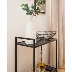 Mooved Desserte Enmore - Verre / Métal - Noir mat 16 Mooved Desserte Enmore - Verre / Métal - Noir mat -loftscape Boutique 1000112660 190711 09113000014 DETAILS P000000001000112660