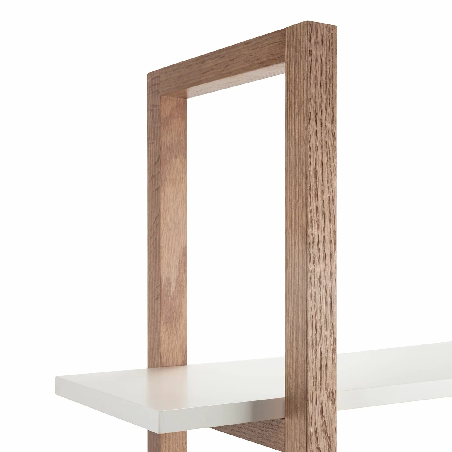 Mørteens Étagère Store I - Partiellement en chêne massif - Blanc / Chêne 8 Mørteens Étagère Store I - Partiellement en chêne massif - Blanc / Chêne – Image 6