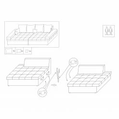 Mooved Grand Canapé Naomi IV - Microfibre Goda: Marron bison 45 Mooved Grand Canapé Naomi IV - Microfibre Goda: Marron bison -loftscape Boutique 1000113432 220331 501 SKETCH DETAILS P000000001000113432 sketch