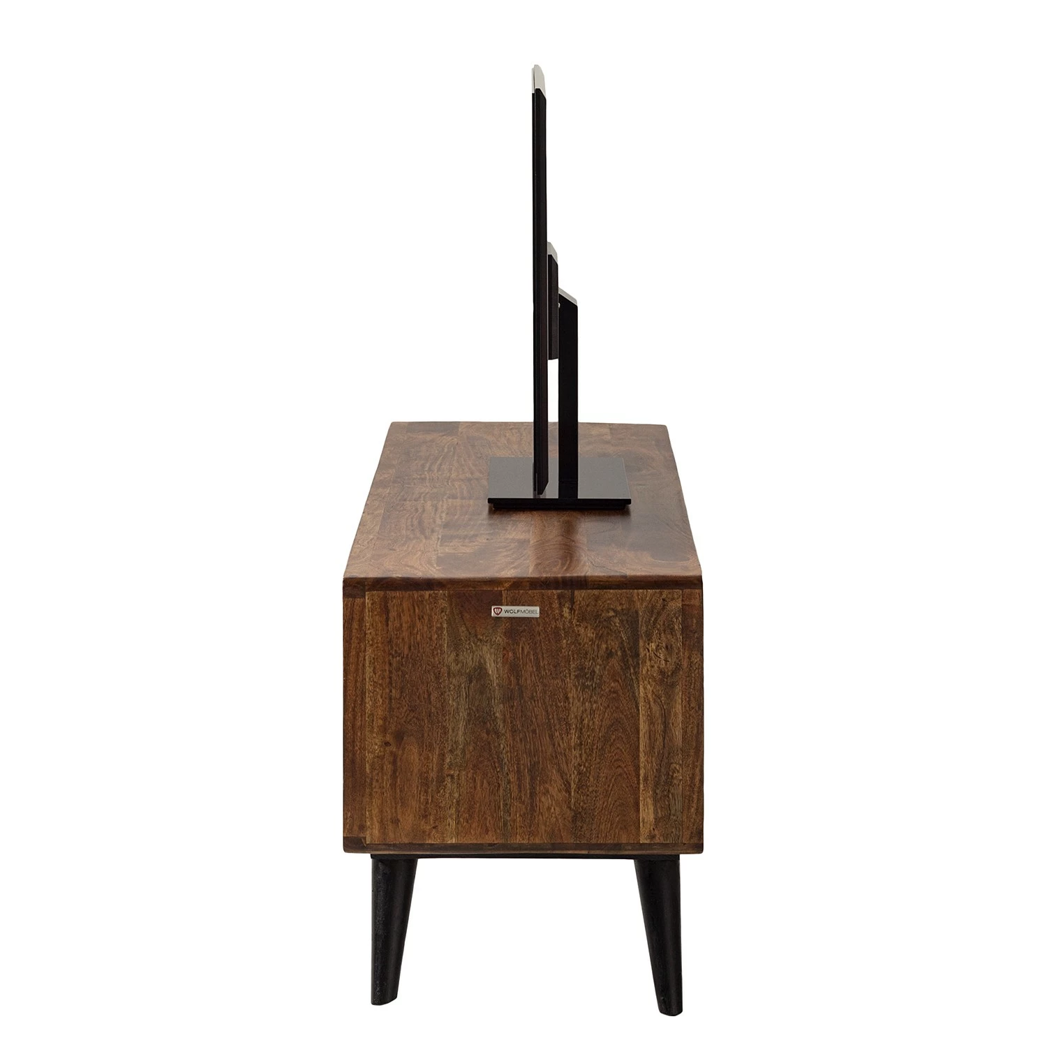 Wolf-Möbel Meuble TV Orient - Acacia massif / Métal - Multicolore 6 Wolf-Möbel Meuble TV Orient - Acacia massif / Métal - Multicolore – Image 4