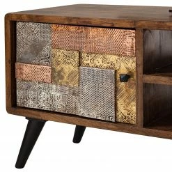 Wolf-Möbel Meuble TV Orient - Acacia massif / Métal - Multicolore 25 Wolf-Möbel Meuble TV Orient - Acacia massif / Métal - Multicolore -loftscape Boutique 1000114118 200512 14062700018 DETAILS P000000001000114118