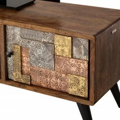 Wolf-Möbel Meuble TV Orient - Acacia massif / Métal - Multicolore 27 Wolf-Möbel Meuble TV Orient - Acacia massif / Métal - Multicolore -loftscape Boutique 1000114118 200512 14062800020 DETAILS P000000001000114118