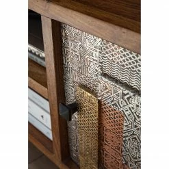 Wolf-Möbel Meuble TV Orient - Acacia massif / Métal - Multicolore 31 Wolf-Möbel Meuble TV Orient - Acacia massif / Métal - Multicolore -loftscape Boutique 1000114118 200630 10584600005 DETAILS P000000001000114118