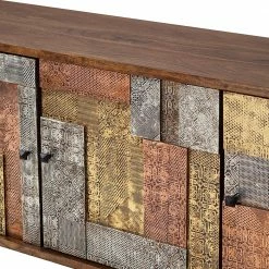 Wolf-Möbel Buffet Orient - Acacia massif / Métal - Multicolore -loftscape Boutique 1000114122 200512 14063400027 DETAILS P000000001000114122