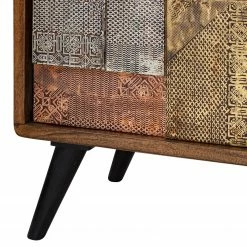 Wolf-Möbel Buffet Orient - Acacia massif / Métal - Multicolore -loftscape Boutique 1000114122 200512 14063600029 DETAILS P000000001000114122