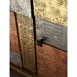 Wolf-Möbel Buffet Orient - Acacia massif / Métal - Multicolore -loftscape Boutique 1000114122 200630 10585300016 DETAILS P000000001000114122