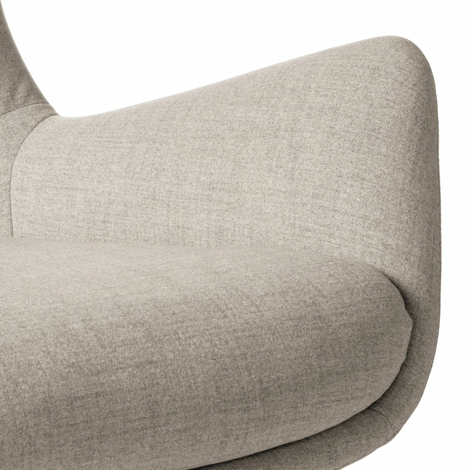 Studio Copenhagen Fauteuil Hepburn I - Tissu Milan : Beige - Chêne foncé 10 Studio Copenhagen Fauteuil Hepburn I - Tissu Milan : Beige - Chêne foncé – Image 8