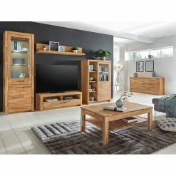 Ars Natura Meuble TV Majona III - Partiellement en chêne sauvage massif / Métal - Chêne sauvage / Argenté -loftscape Boutique 1000114993 210903 14491800035 MOOD DETAILS P000000001000114993 mood